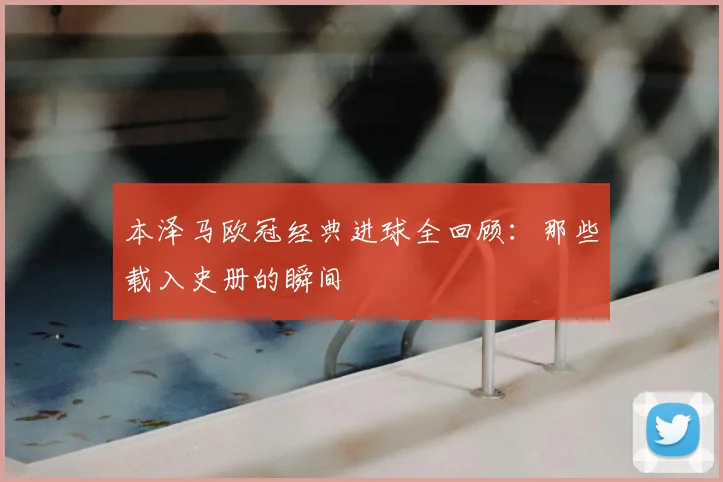 本泽马欧冠经典进球全回顾:那些载入史册的瞬间